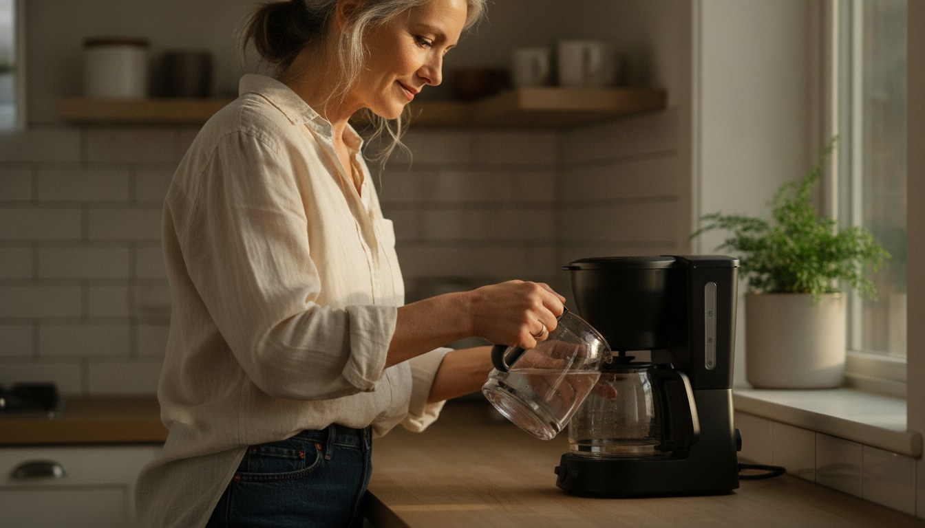Cold brew vs hot brew coffee shown side by side in glass and ceramic cups