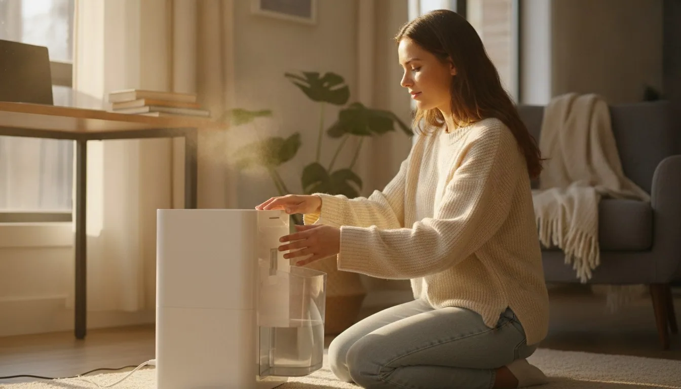 How to clean and maintain a dehumidifier
