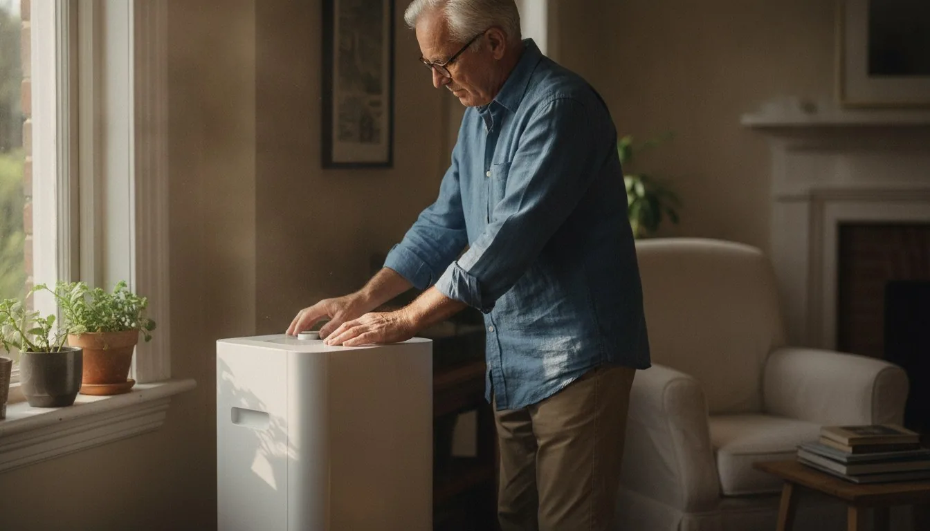 Where should you place a dehumidifier?