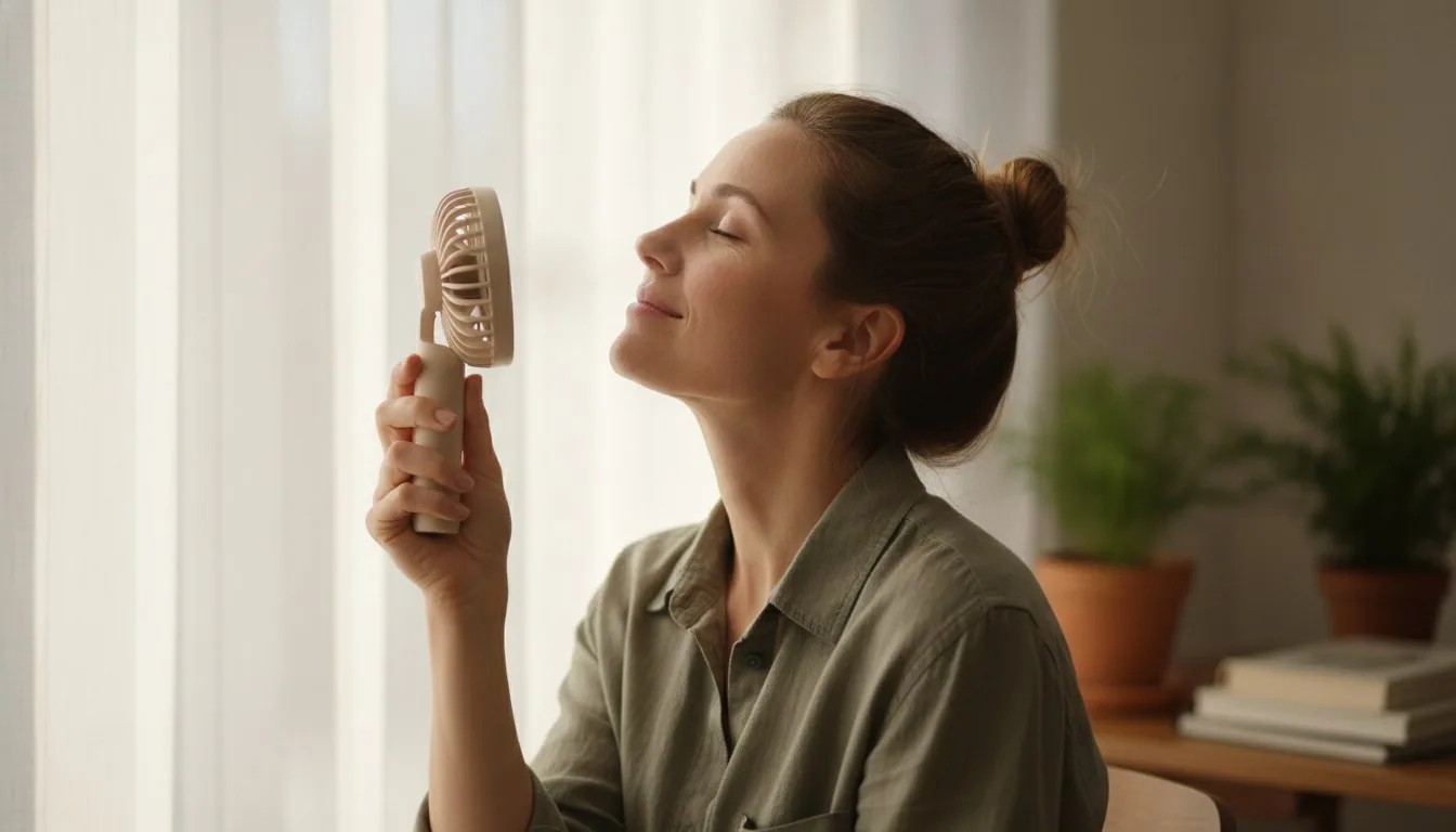Neck fan vs handheld fan: which keeps you cooler