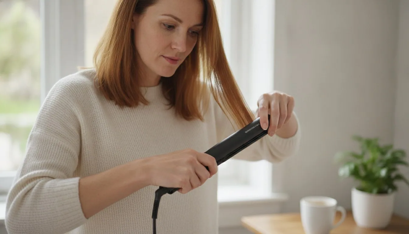 Can you curl your hair with a flat iron?
