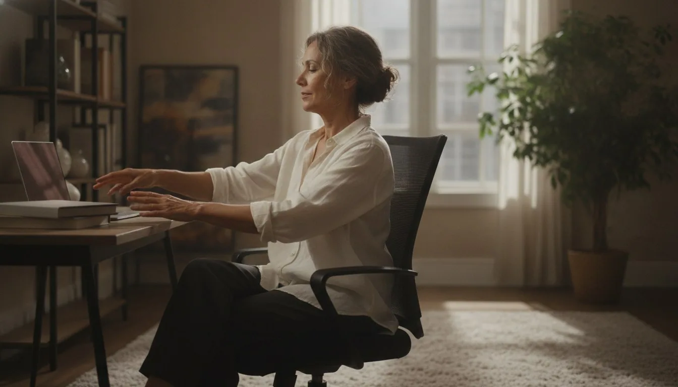 How to reduce back pain from sitting at a desk