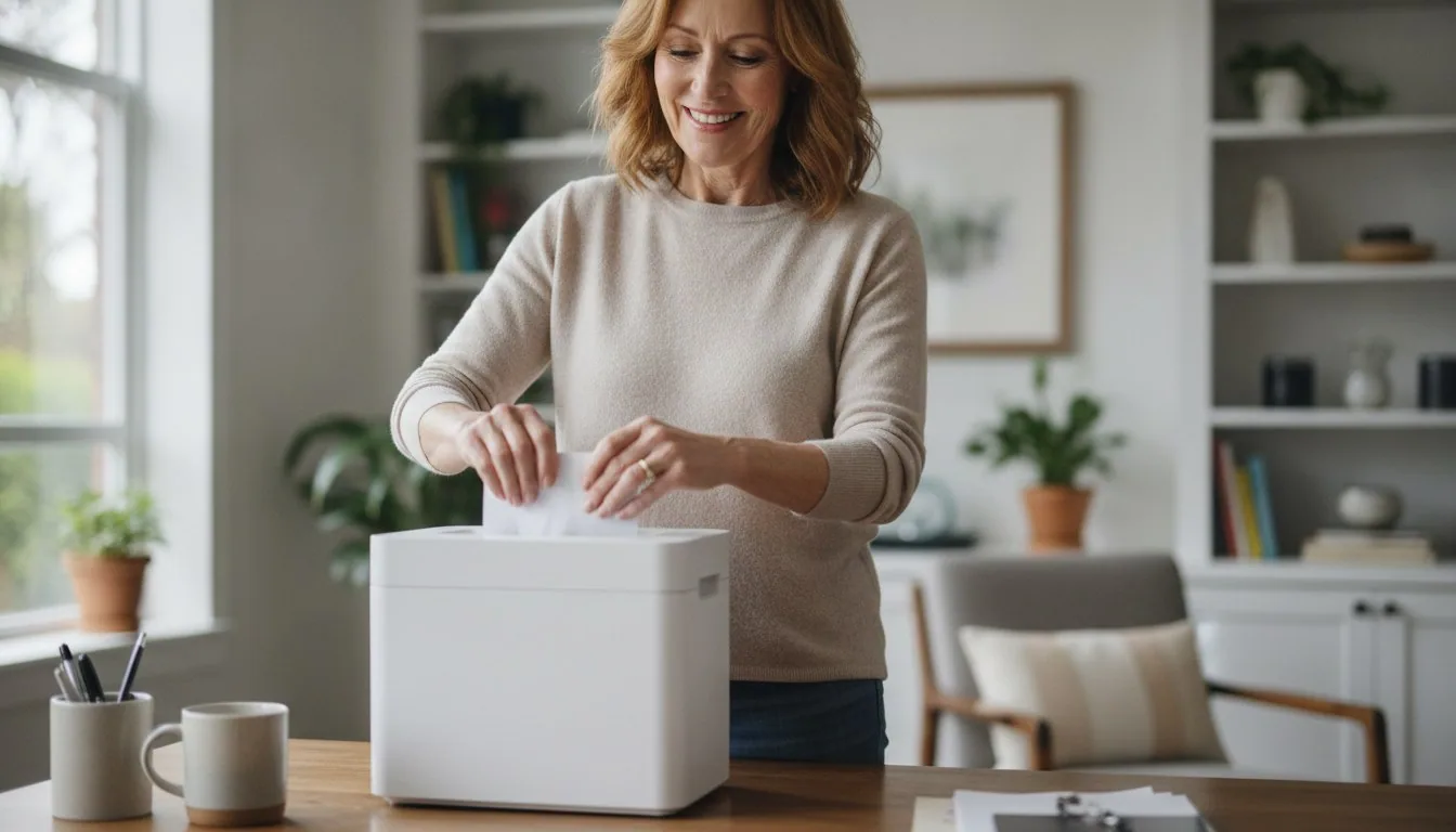 What is a P-4 security level shredder? (P-1 to P-7)